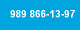 989 866-13-97 989 866-13-97